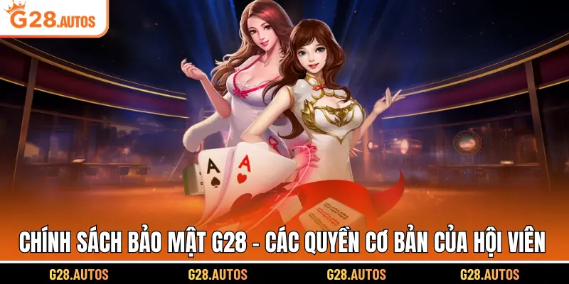Chính sách bảo mật G28 - Các quyền cơ bản của hội viên