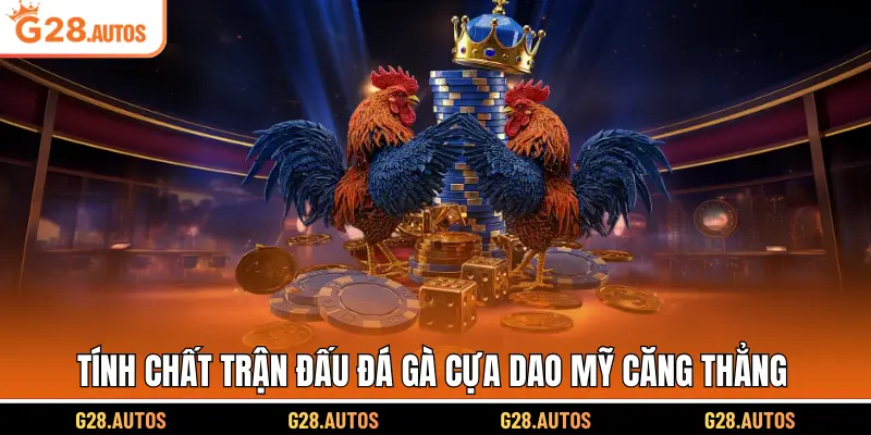 Tính chất trận đấu đá gà cựa dao Mỹ căng thẳng